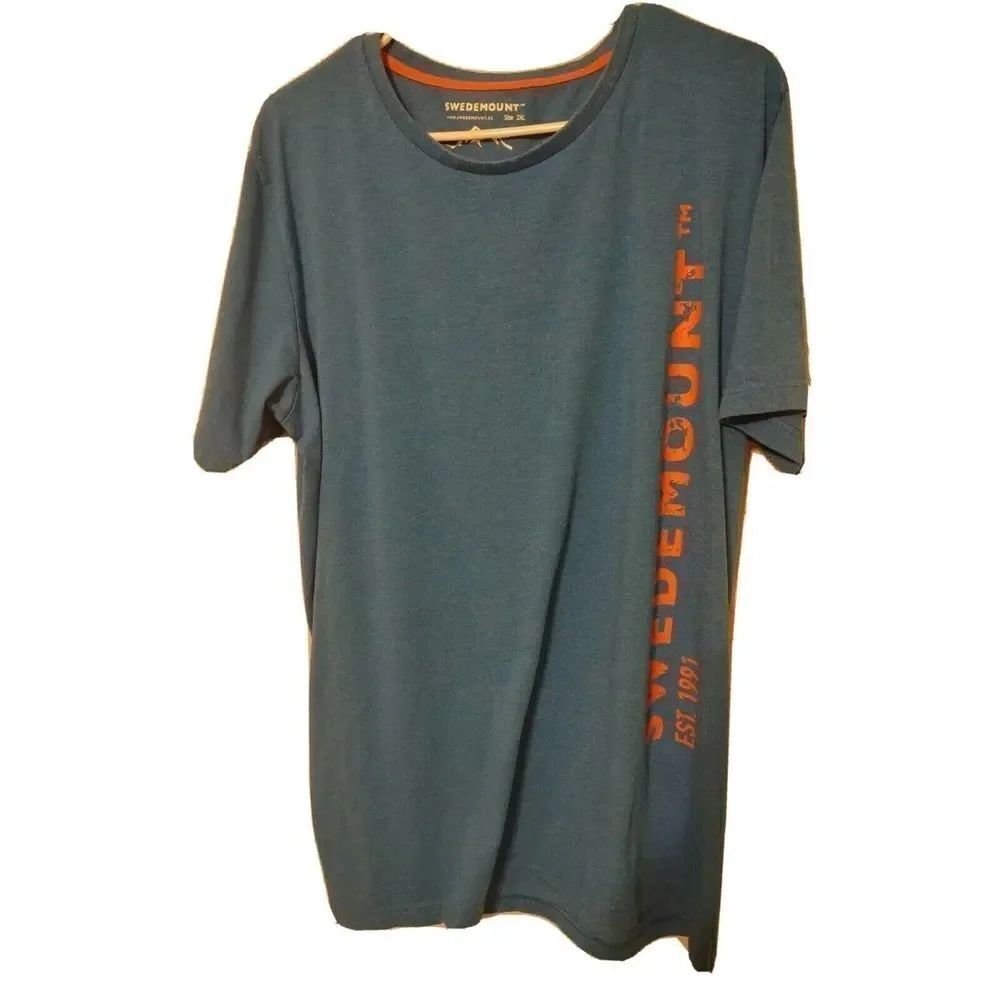 Swedemount Tshirt Xxl Blue Swedish Company 1991 Outdoors Comfortable Style